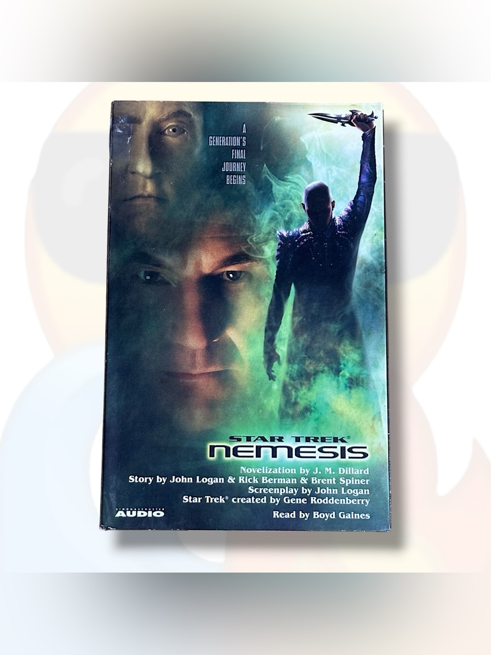 Star Trek: Nemesis By J.M. Dillard Read By Boyd Gaines Audiobook Cassette